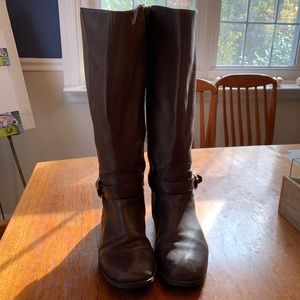 Me Too Brown Leather Riding Boots
